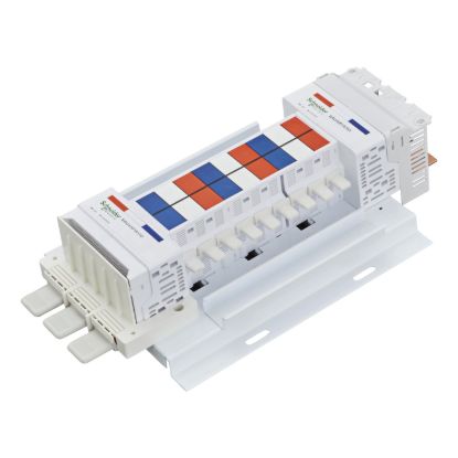 Picture of SAU Chassis 3PH, Acti9, 400A, 18mm for iC60 MCB & RCBO, 18 Poles, Dual Feed