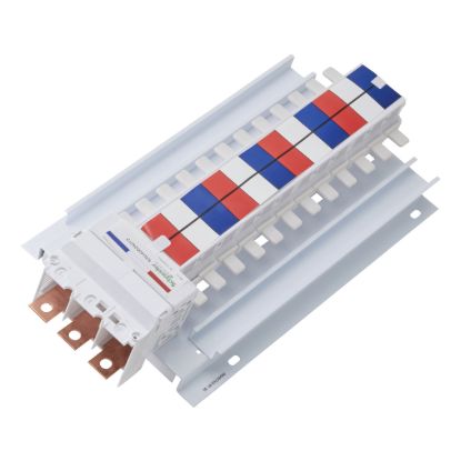 Picture of SAU Chassis 3PH, Acti9, 400A, 27mm for C120 MCB, 24 Poles, Top or Bottom Feed