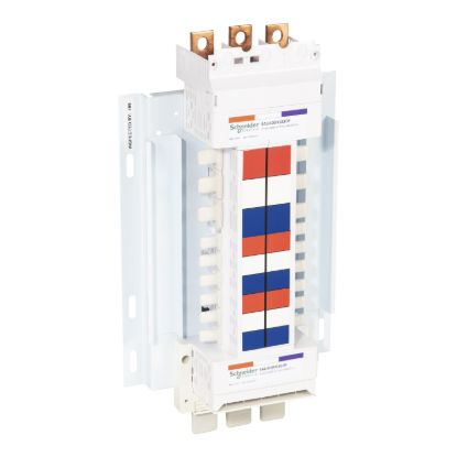 Picture of SAU Chassis 3PH, Acti9, 400A, Hybrid 18/27mm, 18 Poles, Dual Feed