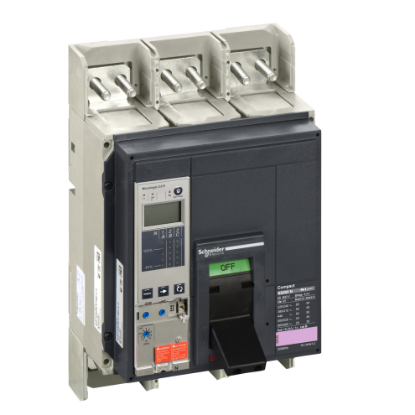 Picture of Circuit breaker, ComPact NS800N, 50kA/415VAC, Micrologic 2.0E trip unit, 800A, fixed, 3 poles 3d