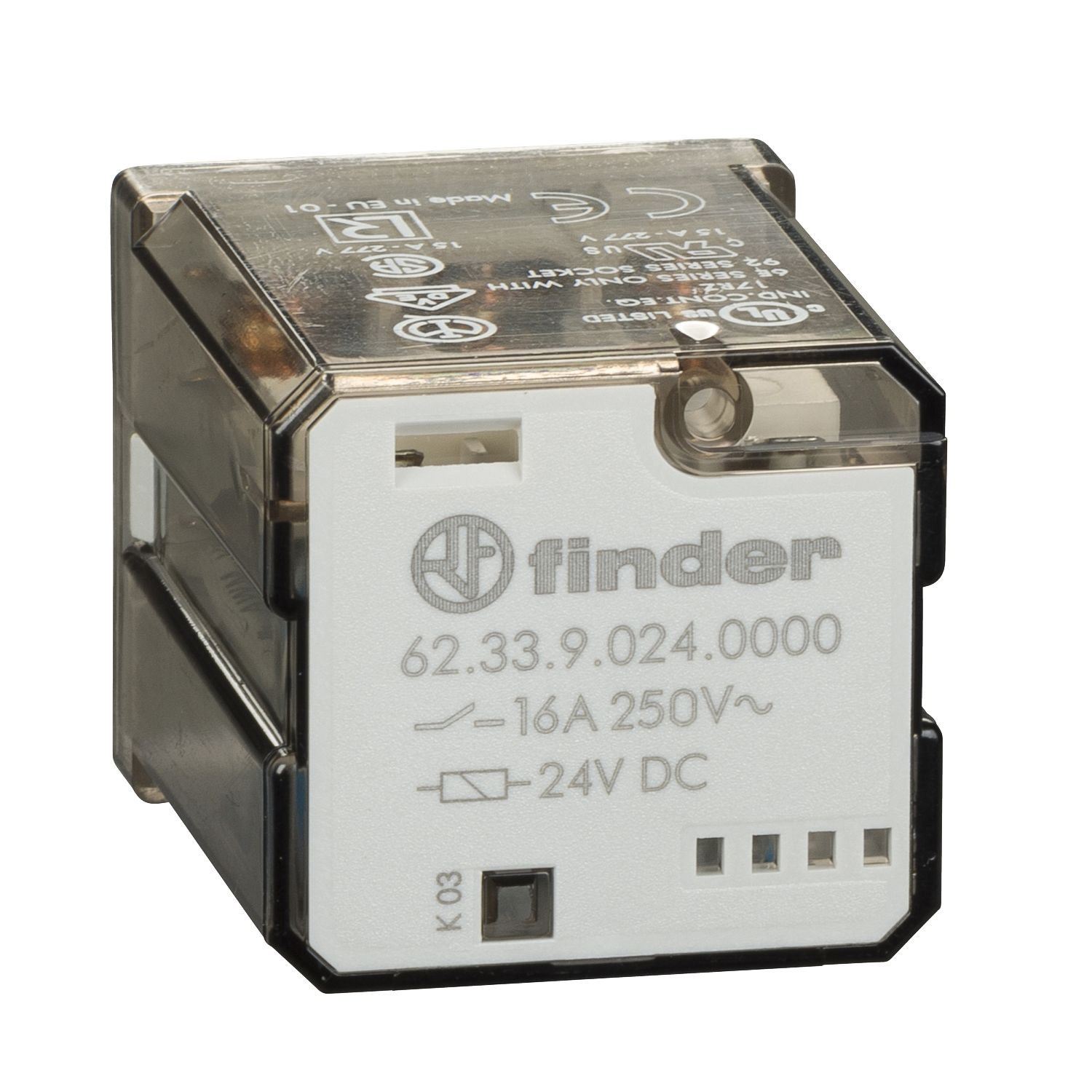 Picture of Contactor component, SM6-24, spare part, relay, 125VDC