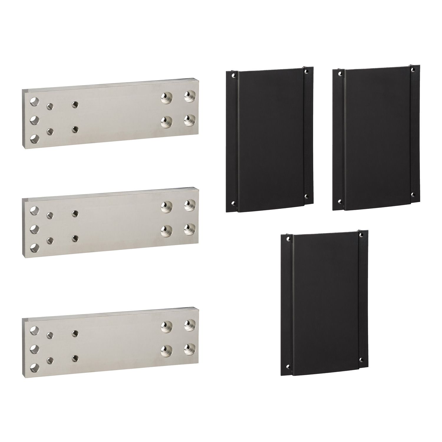 Picture of Power connections, MasterPact NW, frame, spare part, 3 poles, fixed, 2000A to 3200A, bottom mounting, 3 parts