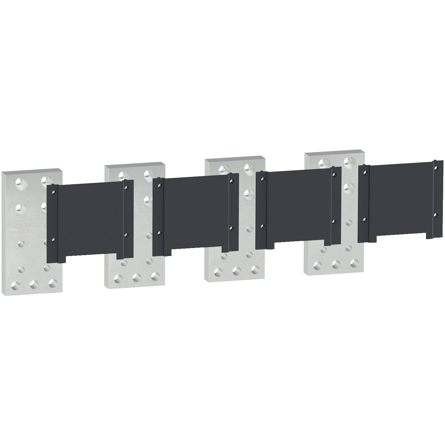 Picture of Power connections, MasterPact NW, frame, spare part, 4 poles, fixed, 2000A to 3200A, bottom mounting, 4 parts