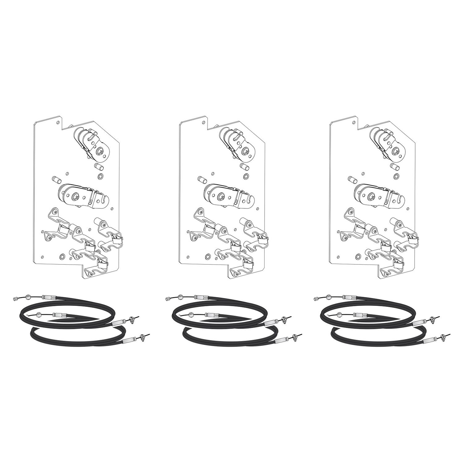 Picture of Interlocking kit, MasterPact NW, frame, spare part, fixed or drawout, interlocking 3 sources
