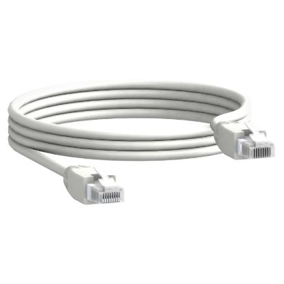 Picture of Communication cable, MasterPact NW, MasterPact NT, external, spare part, L1m, male cord, set of 5 parts