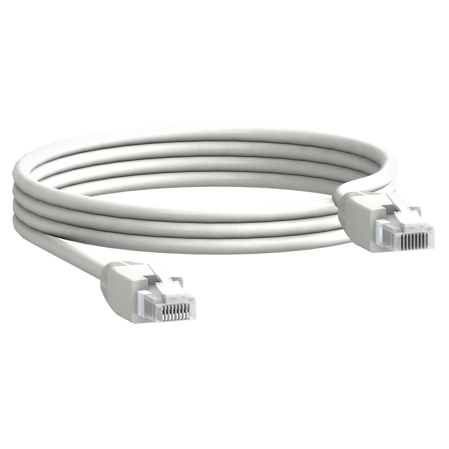 Picture of Communication cable, MasterPact NW, MasterPact NT, external, spare part, L2m, male cord, set of 5 parts