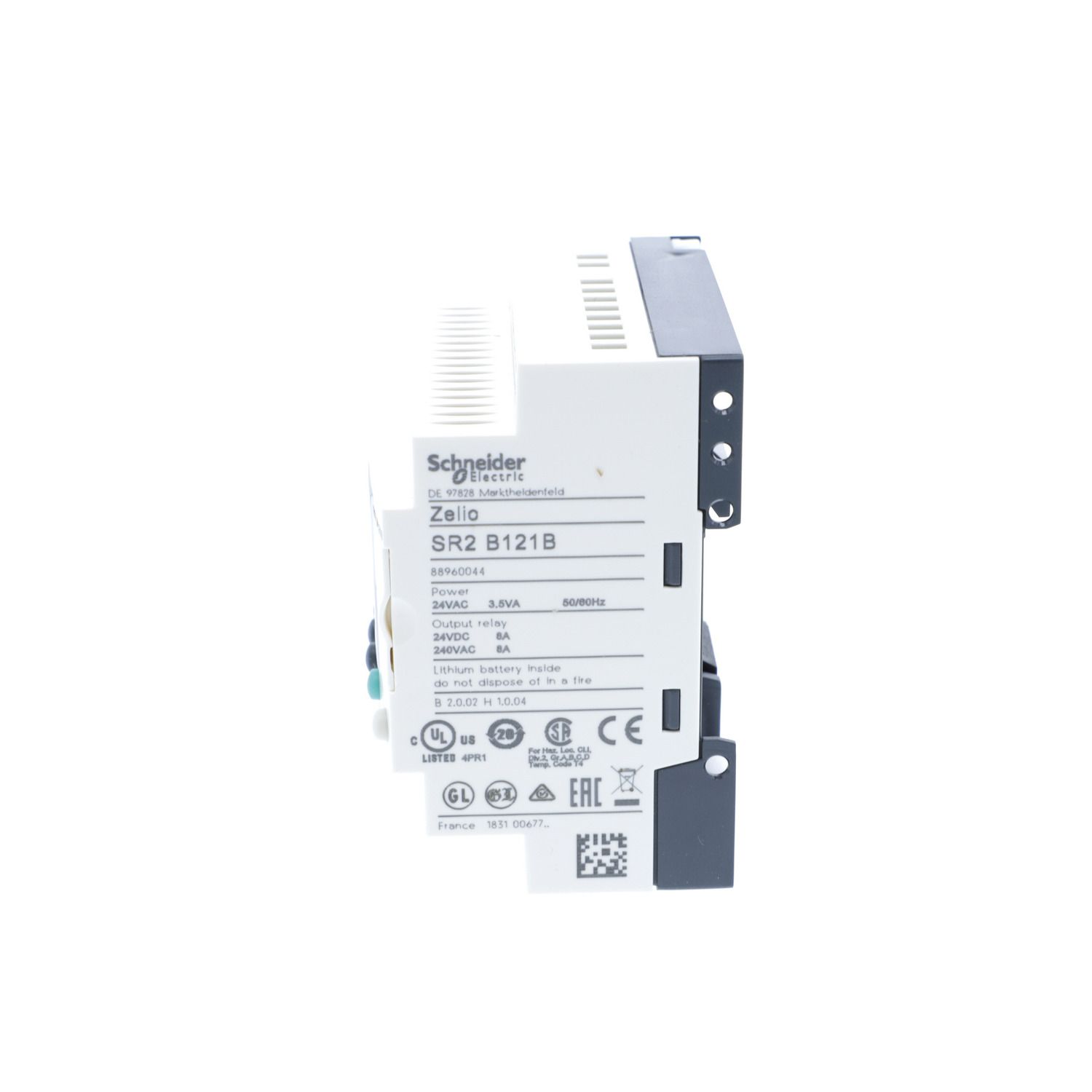 Picture of Compact smart relay, Zelio Logic, 12 I/O, 24 V AC, clock, display