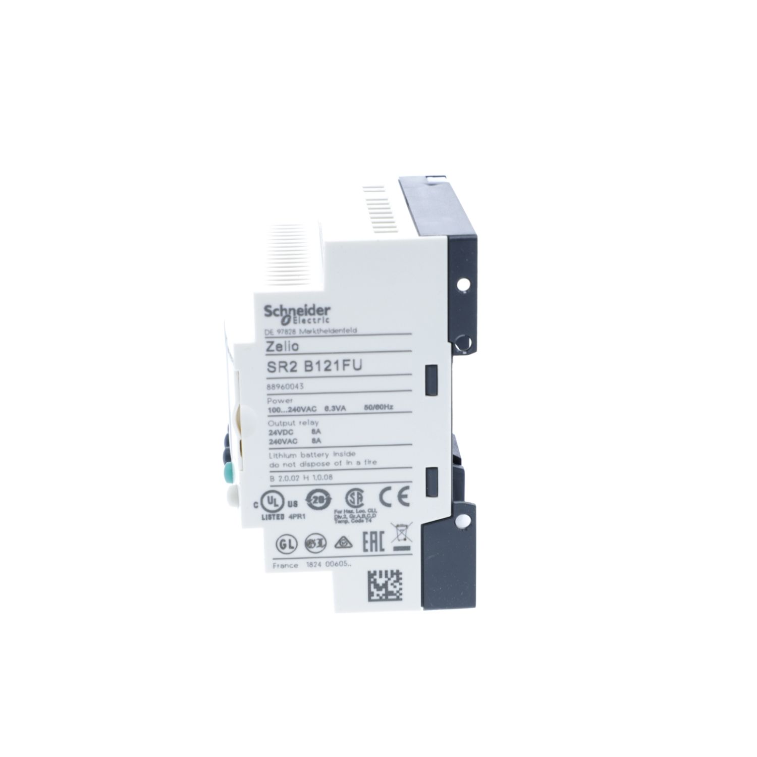 Picture of Compact smart relay, Zelio Logic, 12 I/O, 100...240 V AC, clock, display