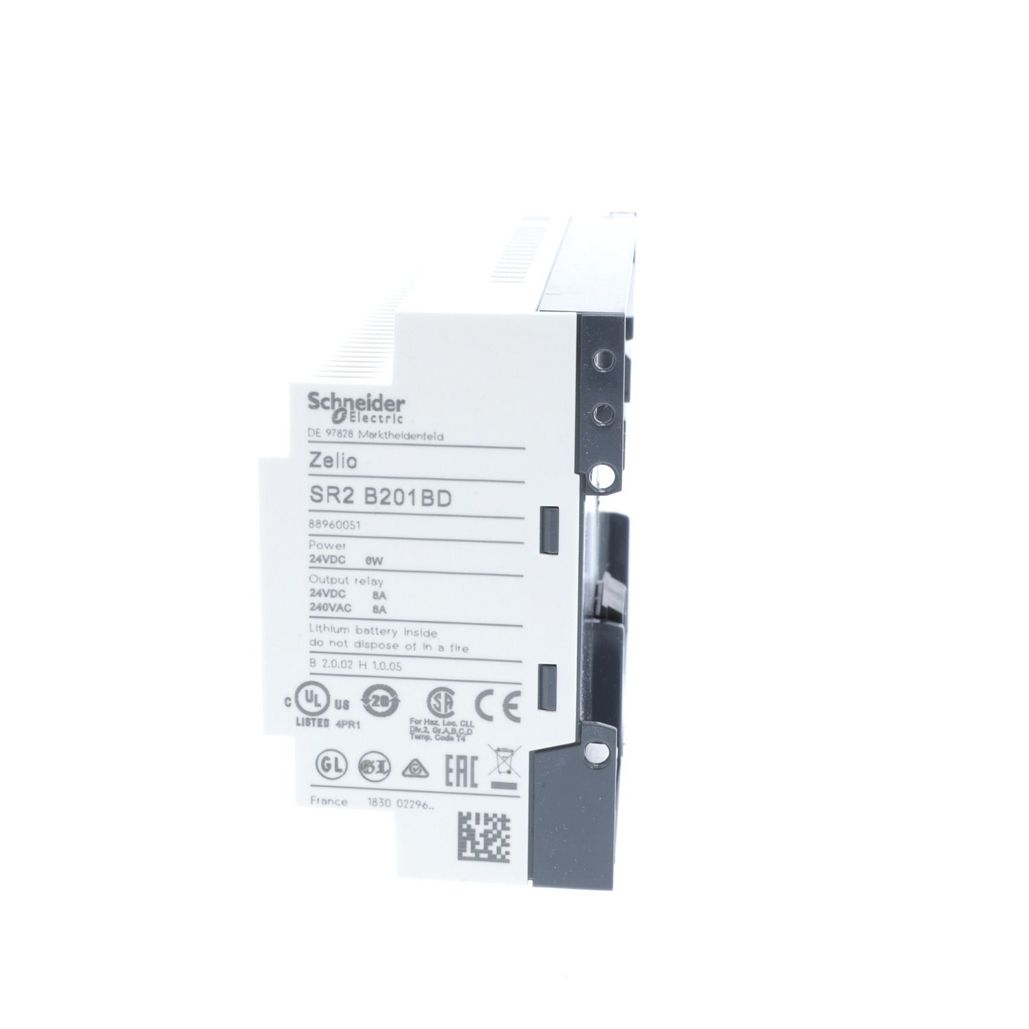 Picture of Compact smart relay, Zelio Logic, 20 I/O, 24 V DC, clock, display