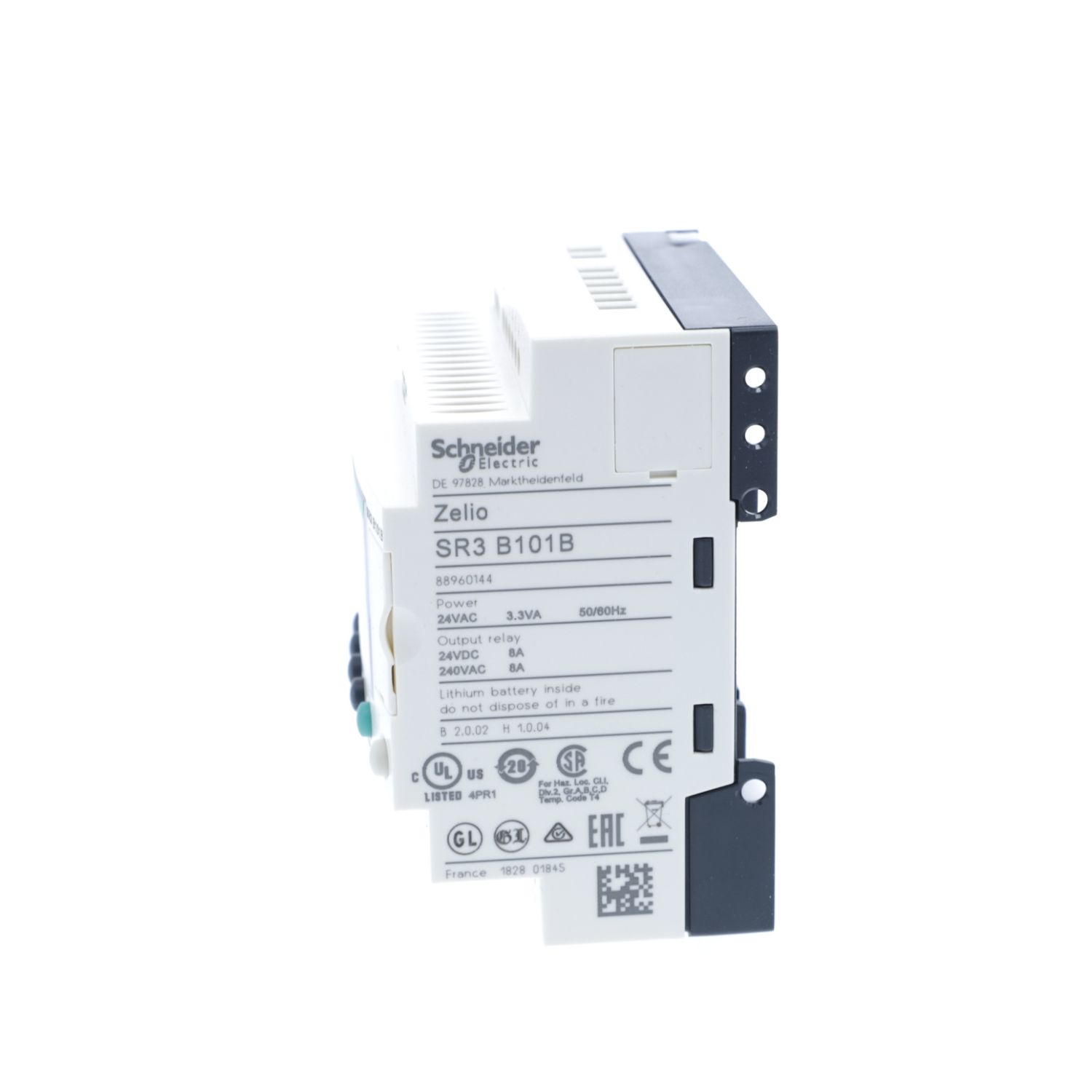 Picture of Modular smart relay, Zelio Logic, 10 I/O, 24 V AC, clock, display