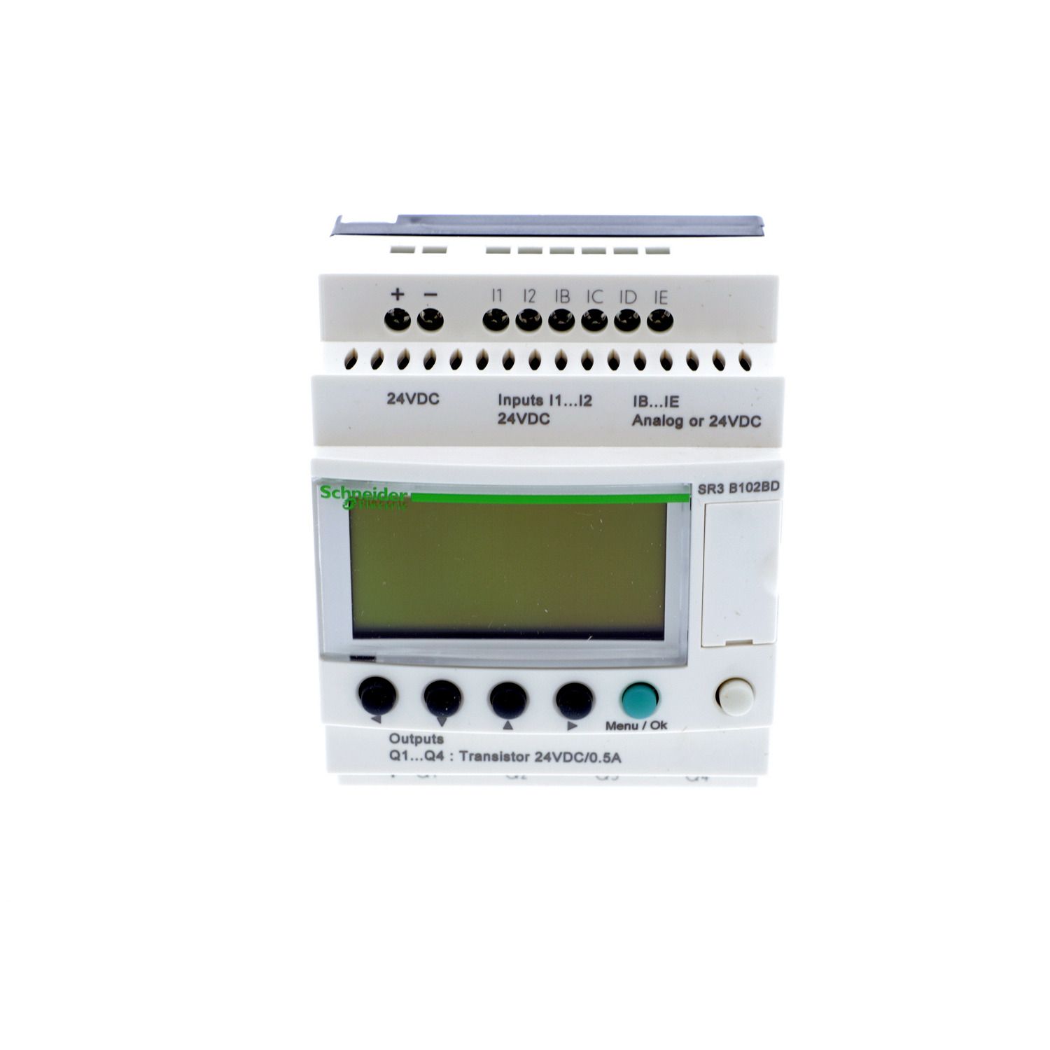 Picture of Modular smart relay, Zelio Logic, 10 I/O, 24 V DC, clock, display