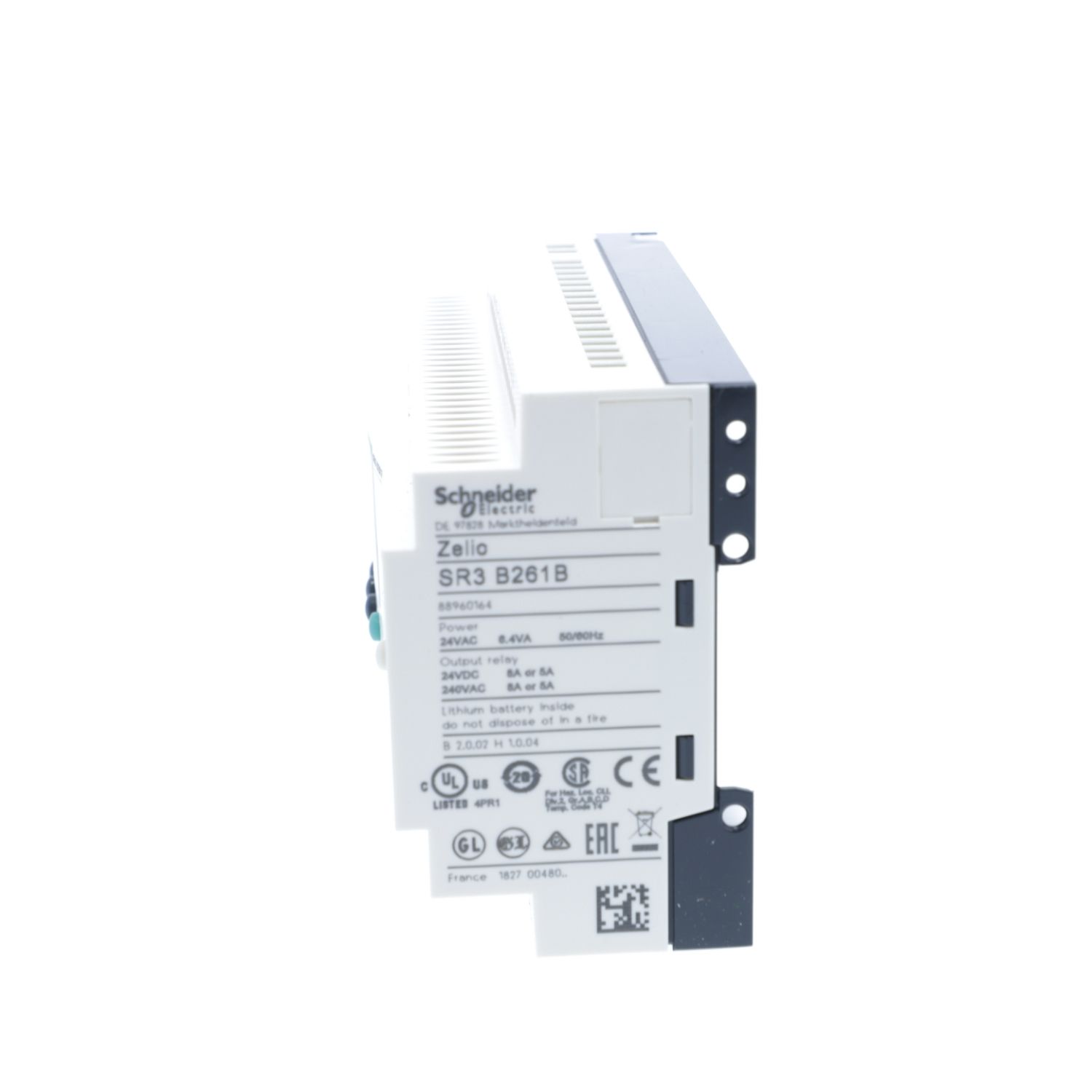 Picture of Modular smart relay, Zelio Logic, 24 I/O, 24 V AC, clock, display