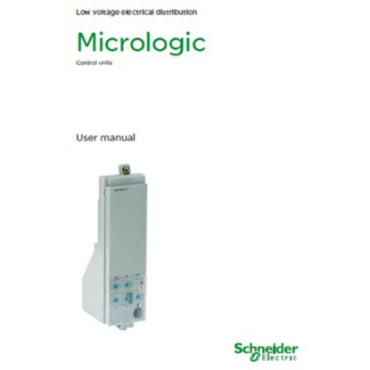 Picture of User manual, MicroLogic 2.0P/5.0P/6.0P/7.0P control unit, english, spare part
