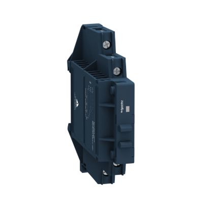 Picture of Solid state modular relay, Harmony Solid State Relays, 12A, DIN rail mount, random swtching, input 4...32V DC, output 24...280V AC