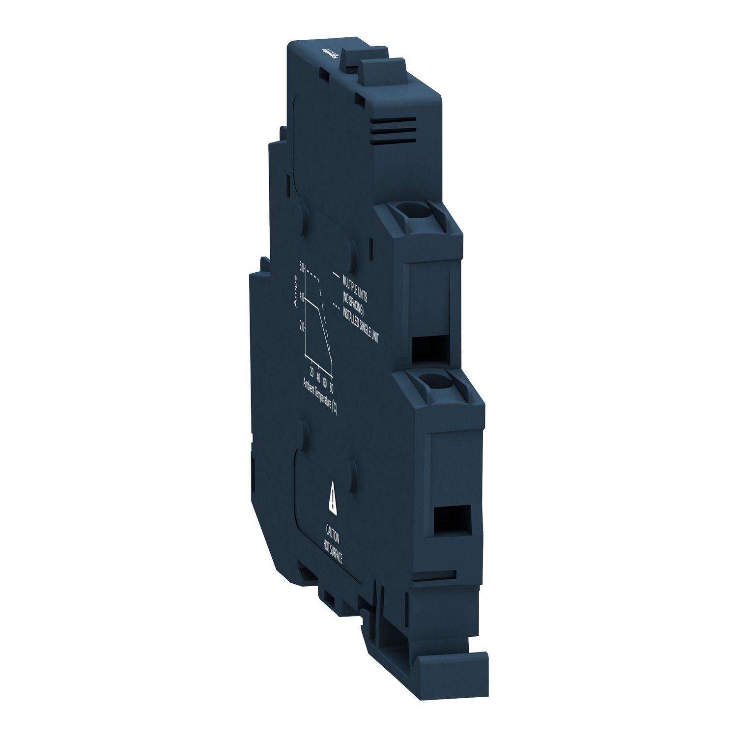 Picture of Solid state modular relay, Harmony Solid State Relays, 6A, DIN rail mount, zero voltage switching, input 4...32V DC, output 48…600V AC