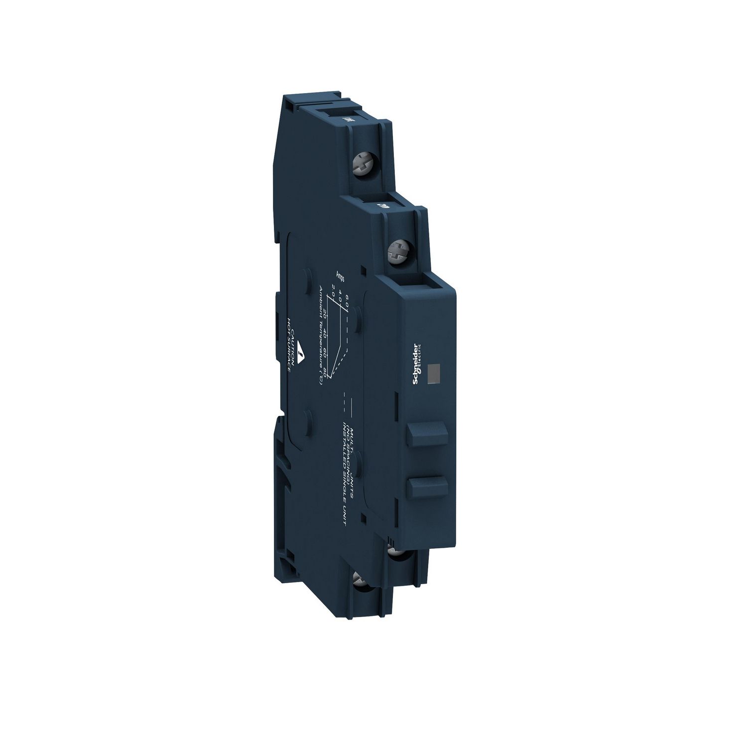 Picture of Solid state modular relay, Harmony Solid State Relays, 6A, DIN rail mount, random swtching, input 4...32V DC, output 48…600V AC