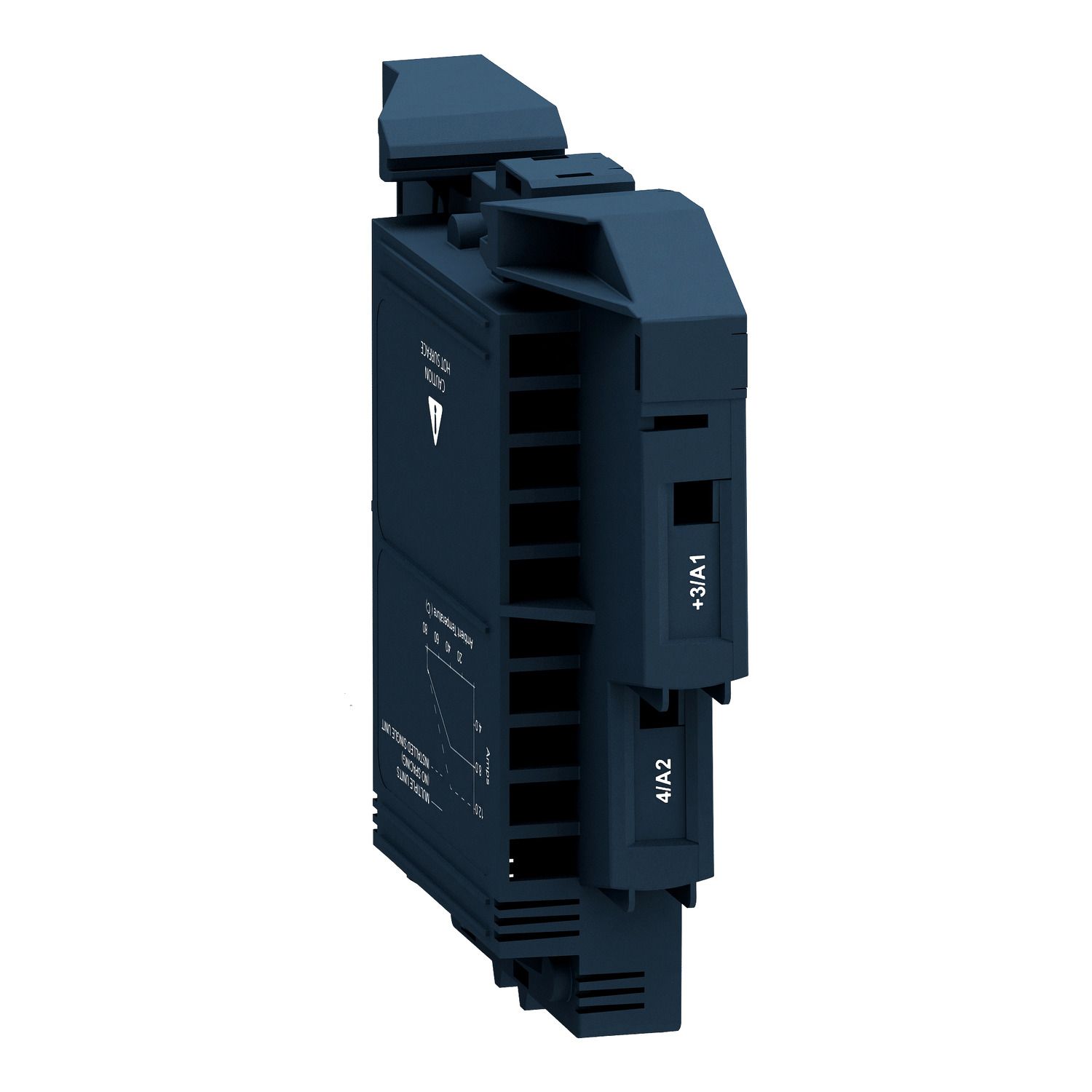 Picture of Solid state modular relay, Harmony Solid State Relays, 12A, DIN rail mount, DC switching, input 4...32V DC, output 1…60V DC, 1NO