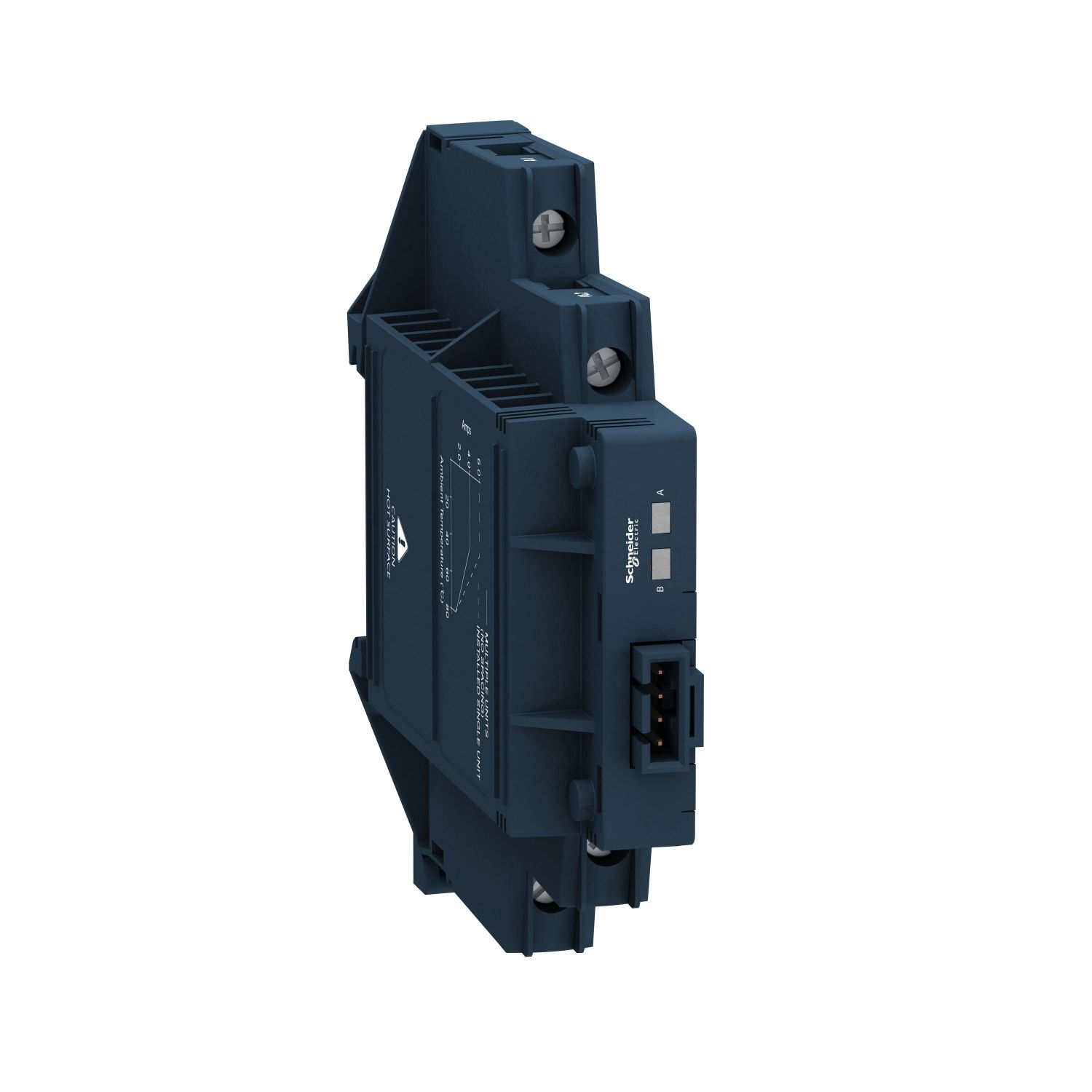 Picture of Solid state modular relay, Harmony Solid State Relays, 6A, DIN rail mount, random switching, input 4...32V DC, output 24…280V AC