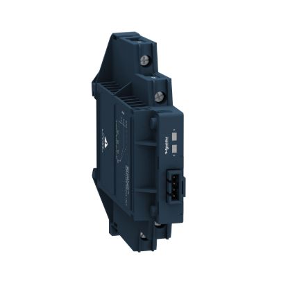 Picture of Solid state modular relay, Harmony Solid State Relays, 6A, DIN rail mount, random switching, input 4...32V DC, output 24…280V AC
