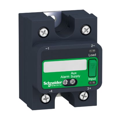 Picture of Harmony, Solid state relay, 125 A, panel mount, zero voltage switching, thermal pad and smart diagnostic, input 4...32 V DC, output 48â€¦660 V AC
