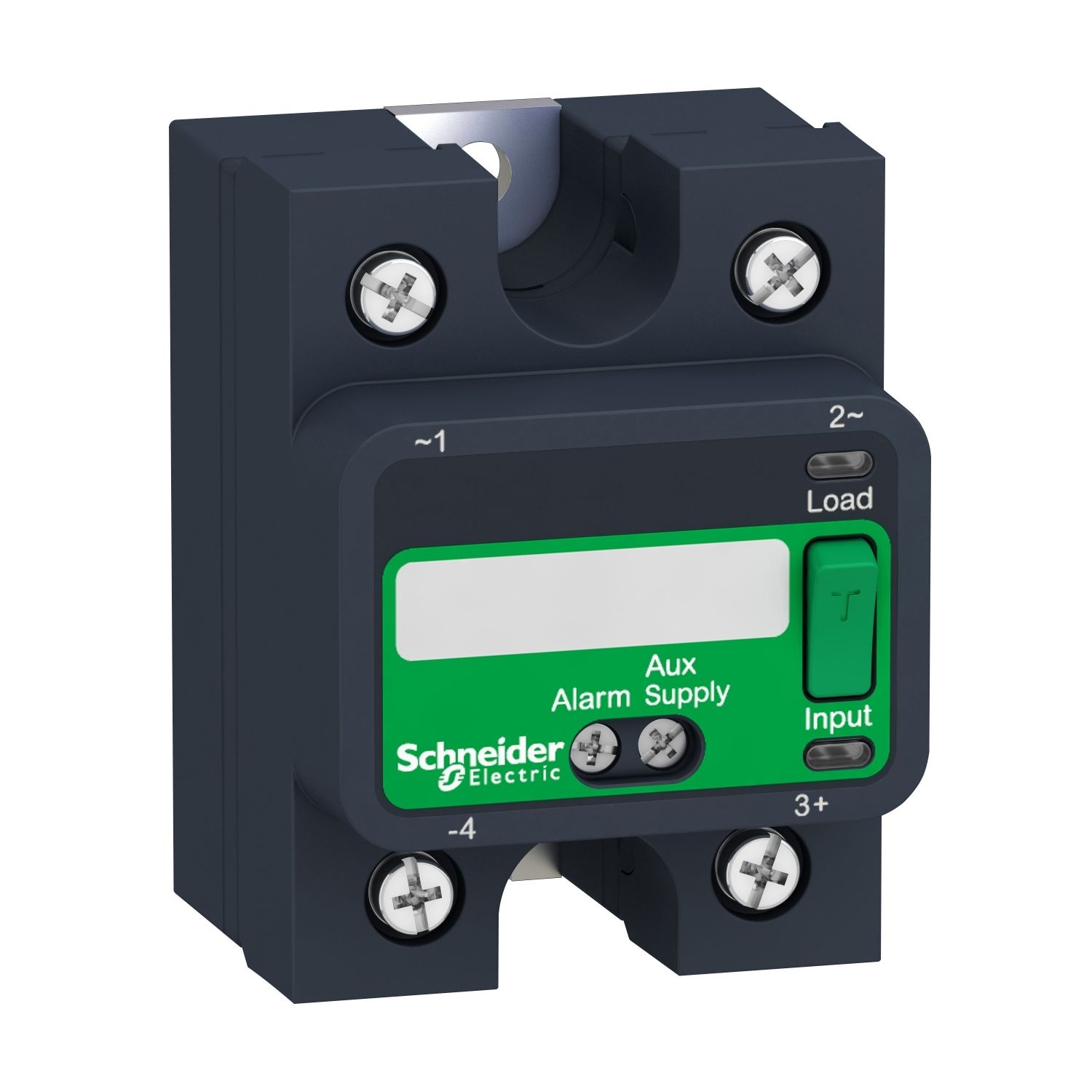 Picture of Harmony, Solid state relay, 75 A, DIN rail mount, zero voltage switching, termal pad and smart diagnostic, input 4â€¦32 V DC, output 48â€¦660 V AC