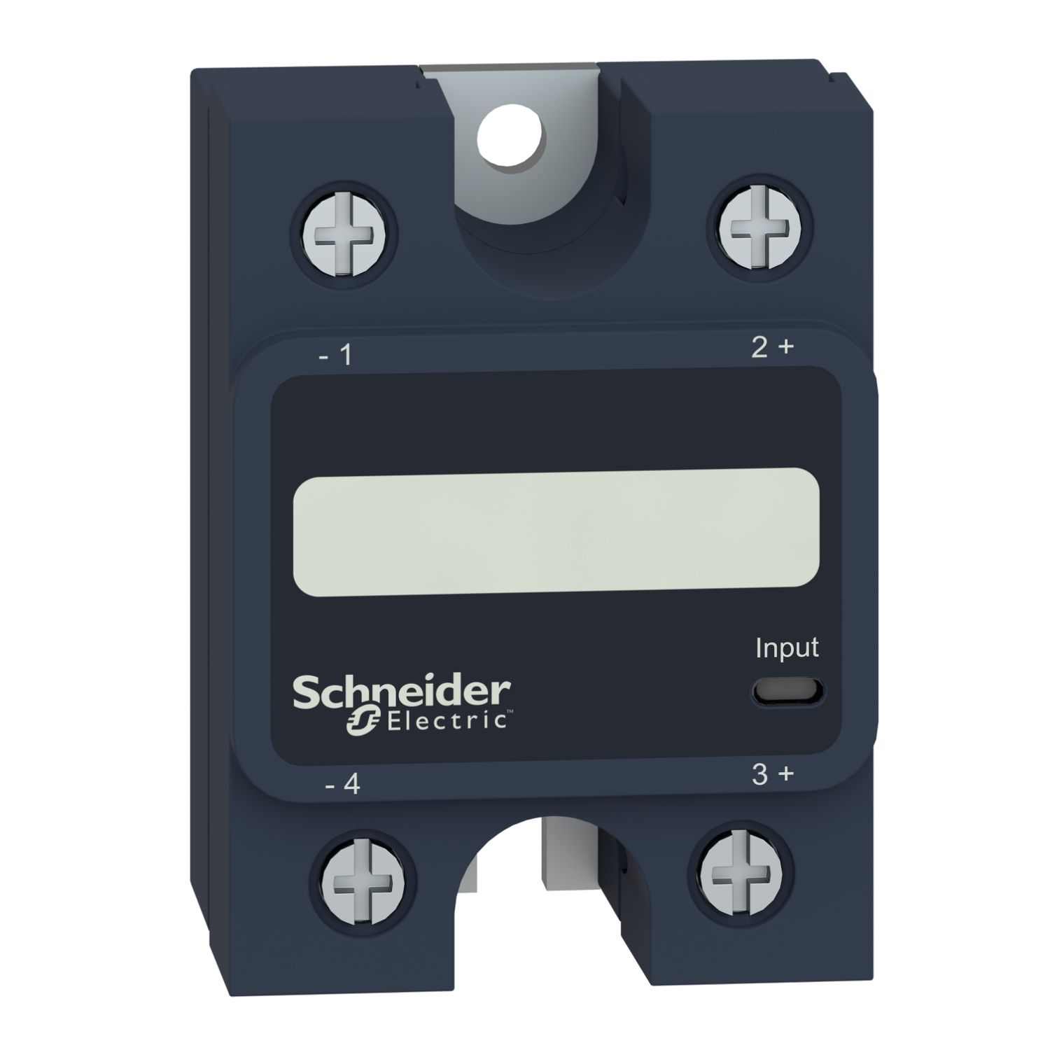 Picture of single phase relay, Harmony Solid State Relays, 75A, panel mount, zero voltage switching, thermal pad, input 4 to 32V DC, output 48 to 660V AC