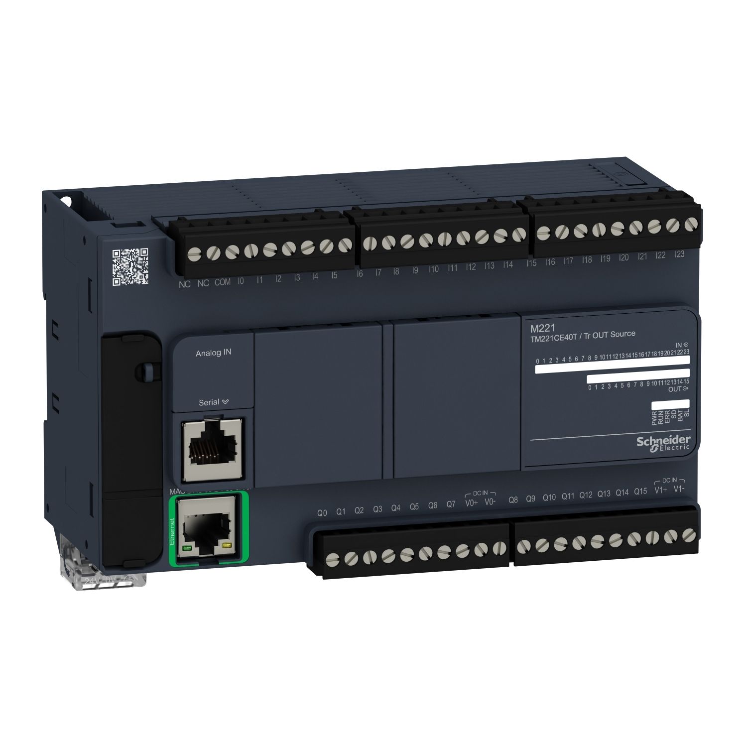 Picture of Logic controller, Modicon M221, 40 IO transistor PNP Ethernet