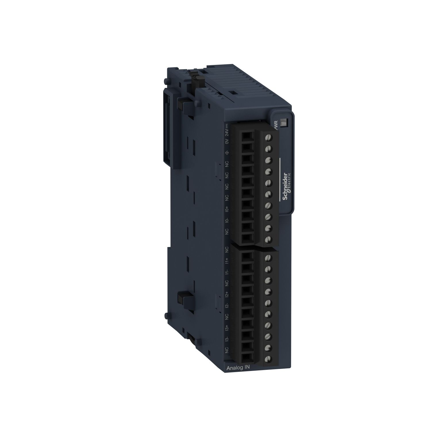 Picture of Analog input module, Modicon TM3, 4 inputs (screw) 24 VDC