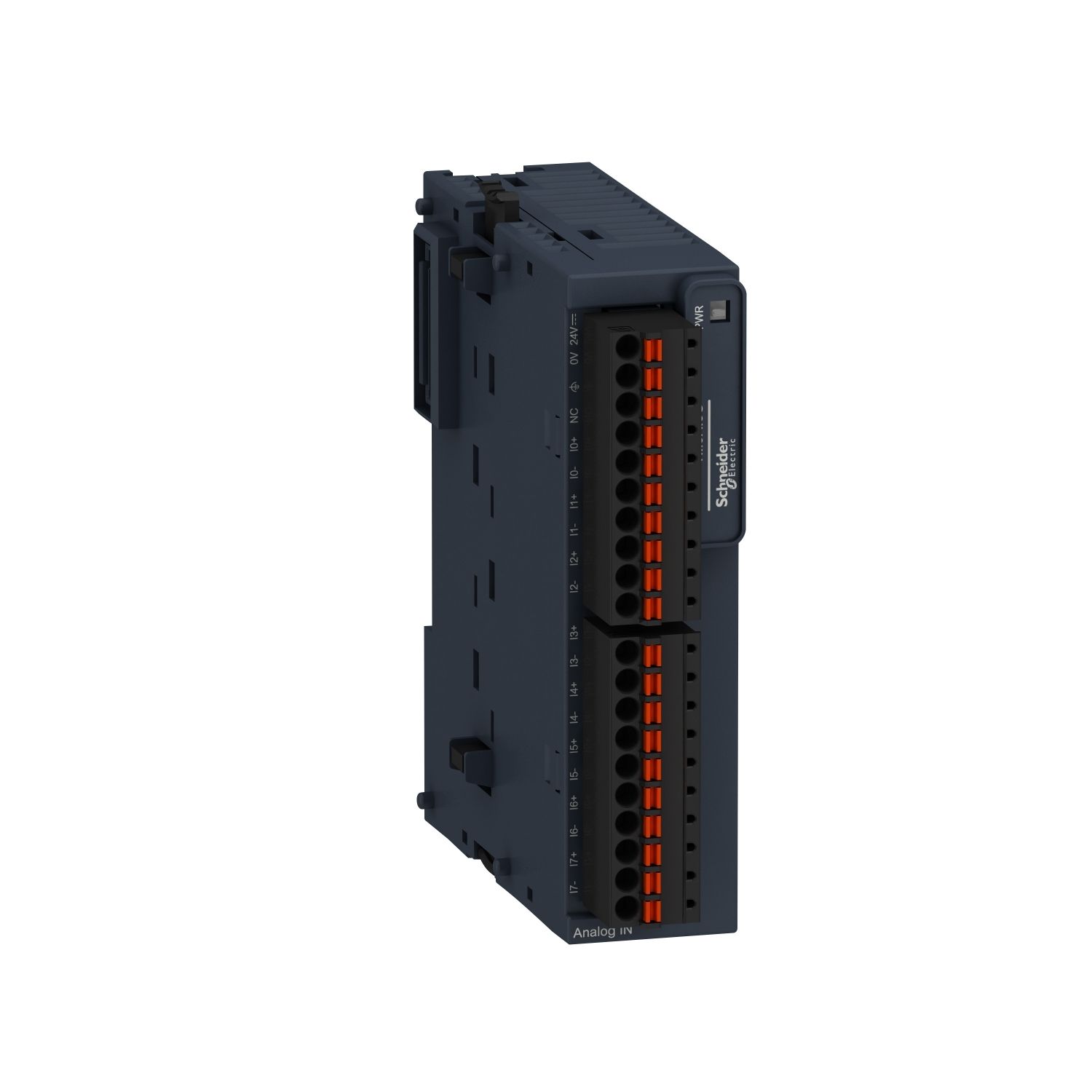 Picture of Analog input module, Modicon TM3, 8 inputs (spring) 24 VDC