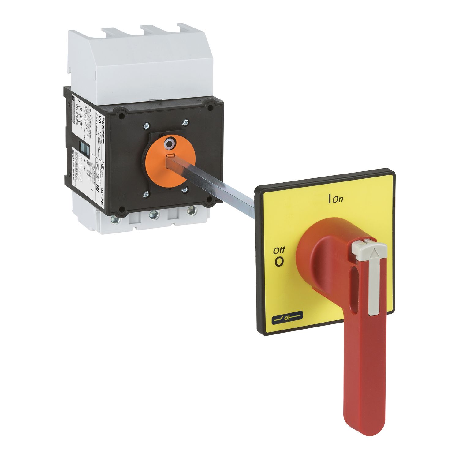 Picture of Switch disconnector,TeSys Control,for ON/emergency stop,125A,4 screws fixing,for mounting at back of an enclosure
