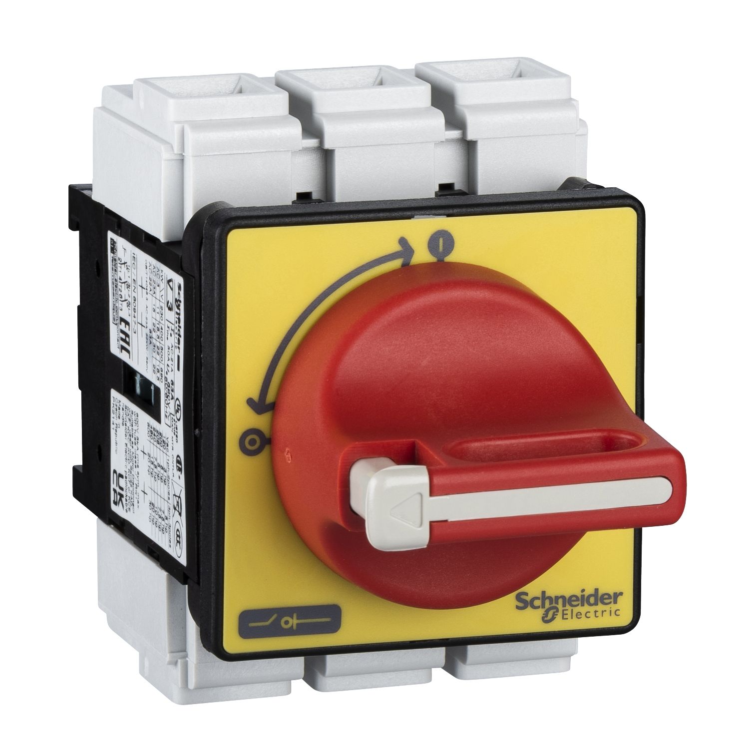 Picture of Emergency stop switch disconnector, TeSys Mini-Vario, 63A, on door