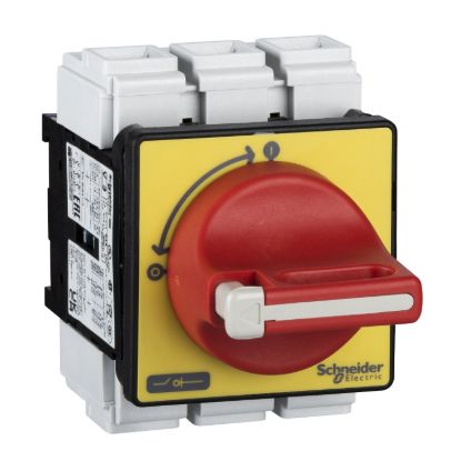 Picture of Emergency stop switch disconnector, TeSys Mini-Vario, 63A, on door