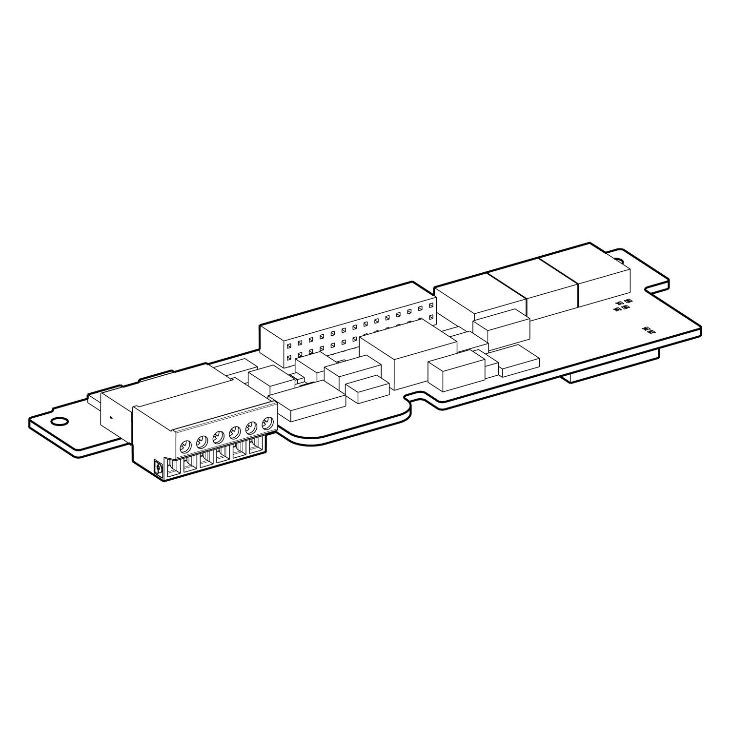 Picture of encoder interface card, Altivar, with push-pull outputs, 24V DC