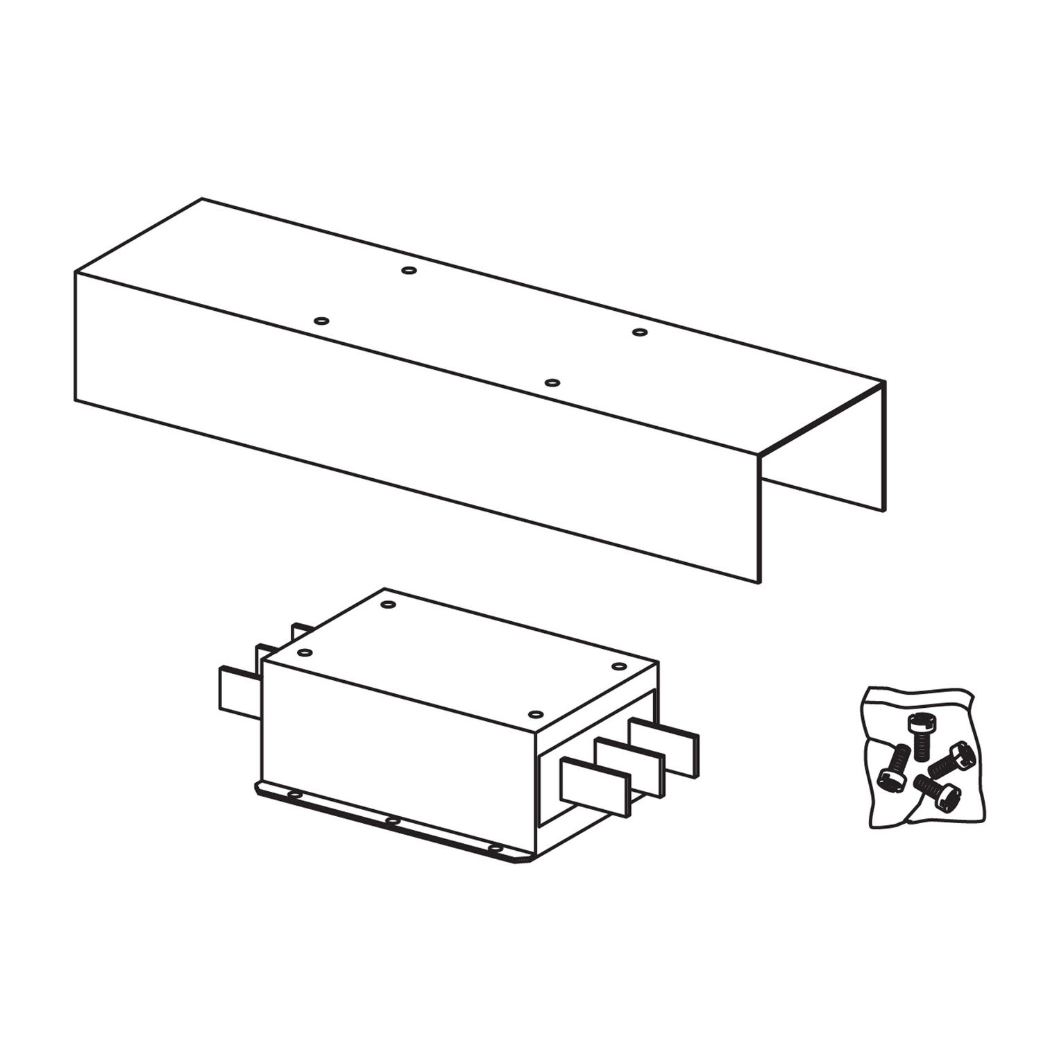Picture of EMC radio interference input filter - 336/546 A - 125 W - 3-phase supply