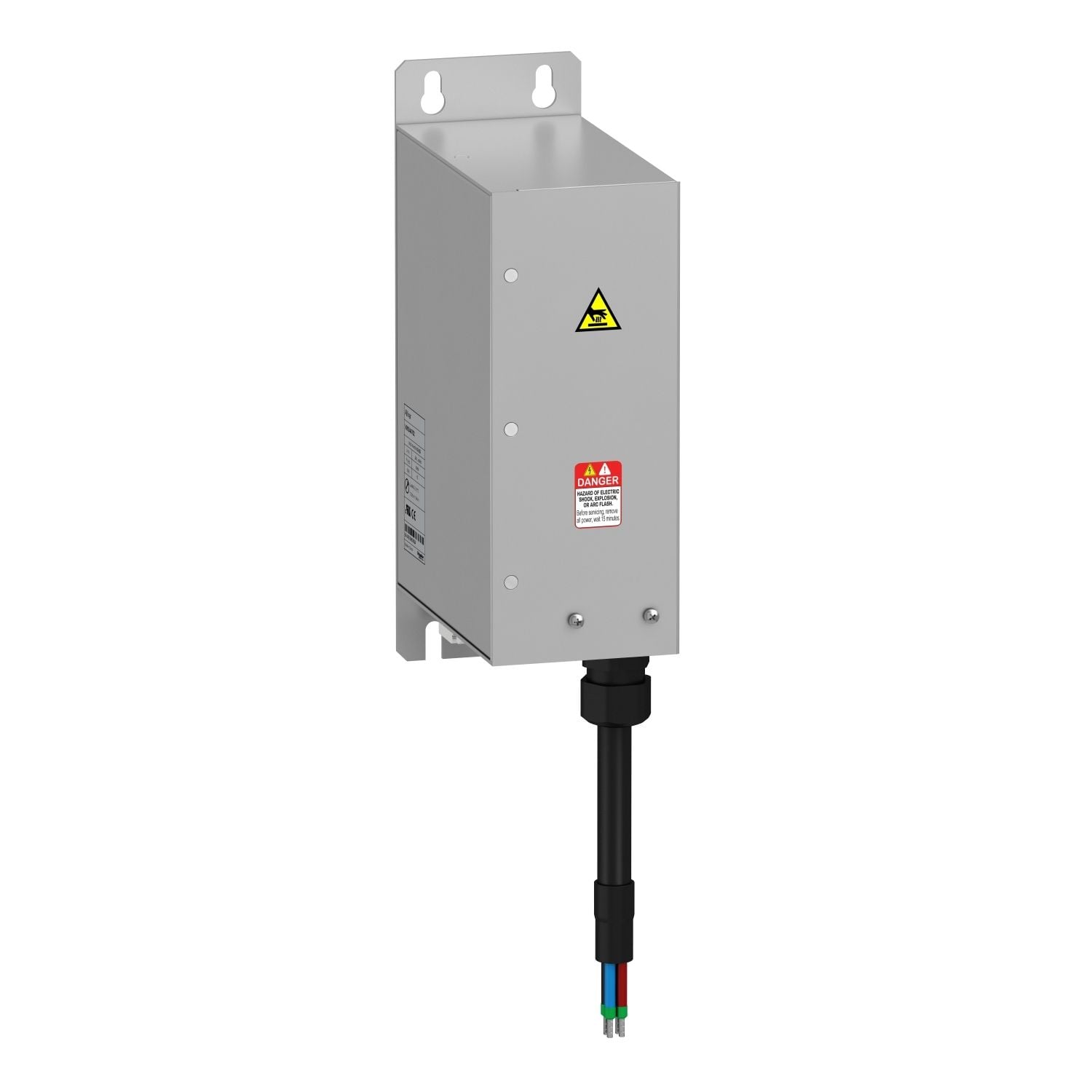 Picture of EMC radio interference input filter, for variable speed drive, 3 phase supply