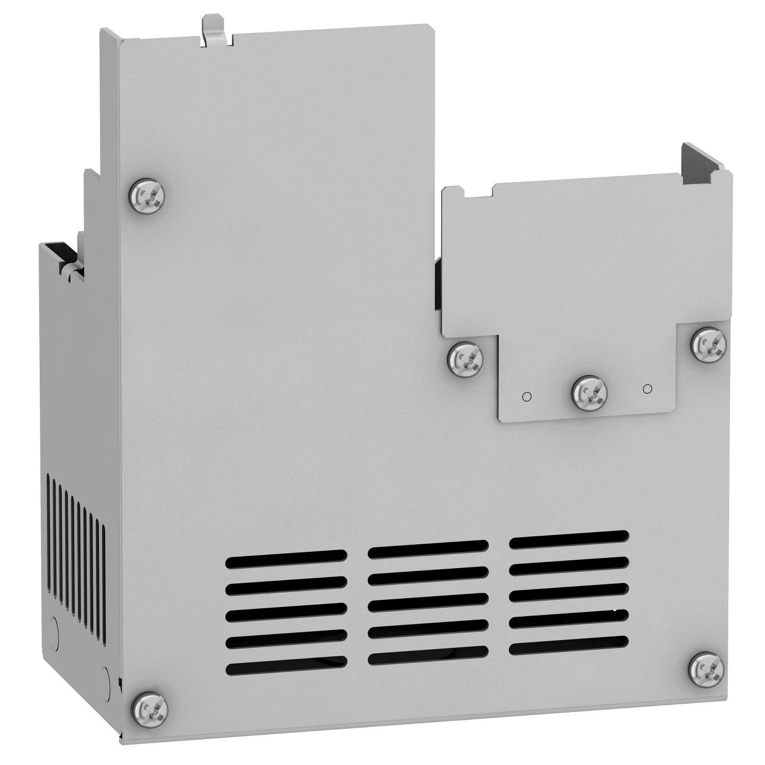 Picture of kit for UL type 1 conformity, Altivar machine ATV320, mounted under variable speed drive ATV320 S4C