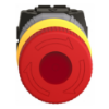 Picture of Illuminated emergency stop push button, Harmony XB5, plastic, red, mushroom 40mm, 22mm, trigger latching turn to release, 24V DC, 1NO 2NC