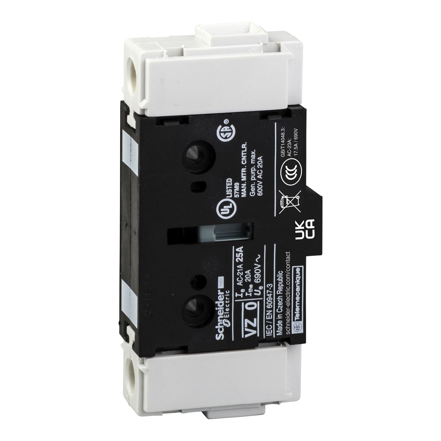 Picture of Additional pole, TeSys Mini-Vario, 20A, for V01