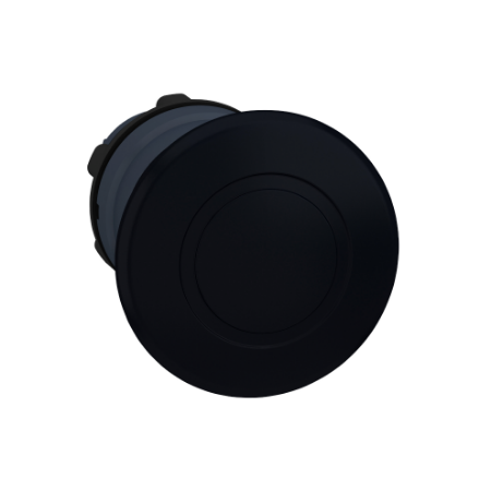 Picture of Head for non illuminated pushbutton, Harmony XB5, plastic, black, mushroom 40mm, 22mm, latching push pull