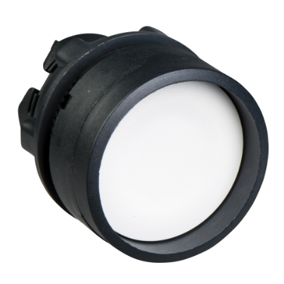 Picture of Head for non illuminated push button, Harmony XB5, white recessed, 22mm, spring return, unmarked