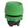 Picture of Harmony XB5, Push button head, plastic, flush, green, 22mm, spring return, coloured boot, unmarked