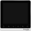 Picture of SpaceLogic thermostat, fan coil on/off, standalone, touchscreen, 4P, 3 fan, 240V, white