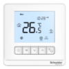 Picture of Thermostat, Spacelogic, fan coil proportional, standalone, LCD 5 Button, 2P, 3 fan, 24V, white