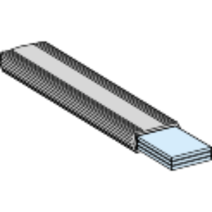 Picture of Insulated flexible bar, PrismaSeT P and G, 250 A, busbar size 20 x 3mm, length 1800mm, set of 1