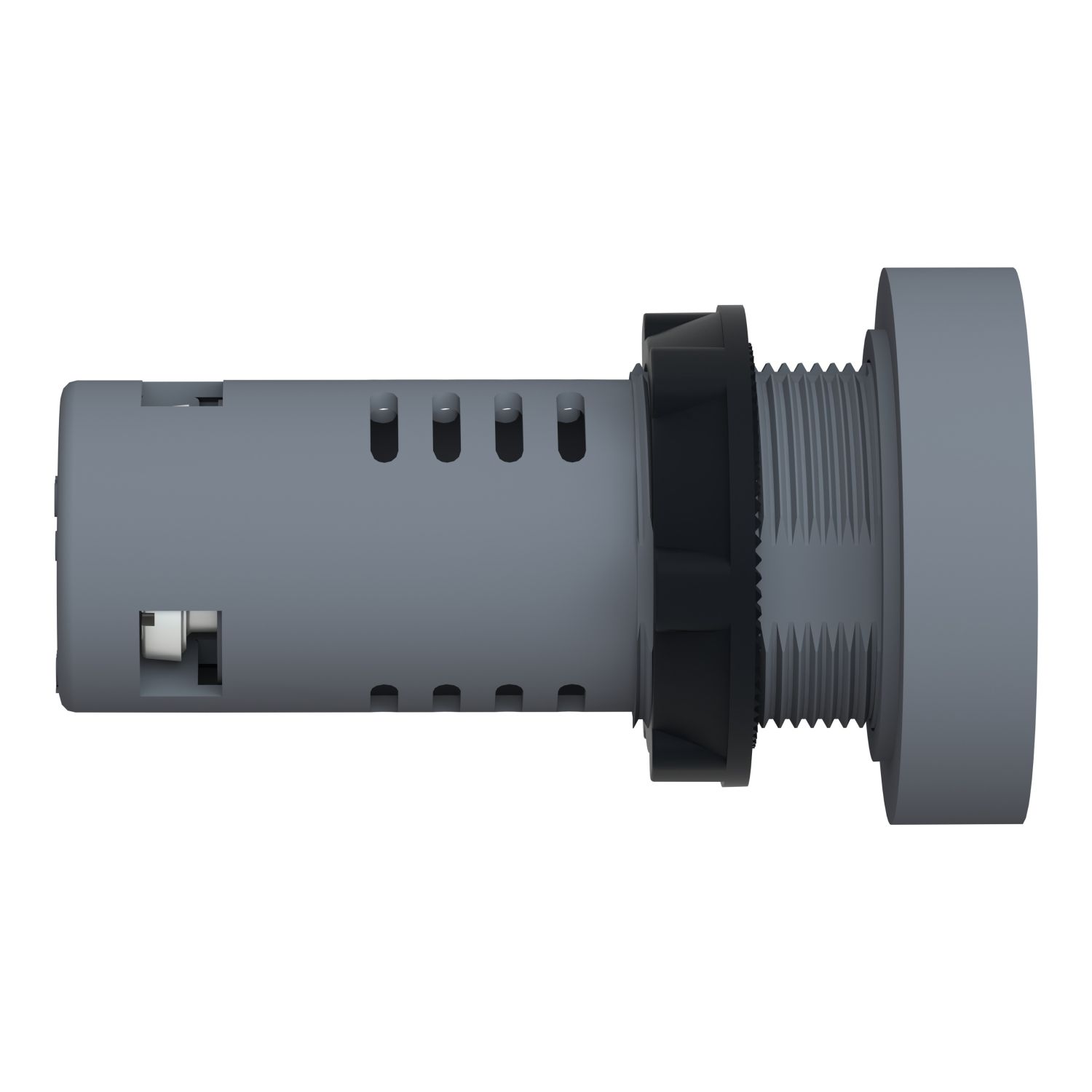 Picture of Monolithic pilot light, Easy Harmony XA2E, plastic, green red, 22mm, circuit breaker indicator, screw clamp terminals, 380 to 400V AC