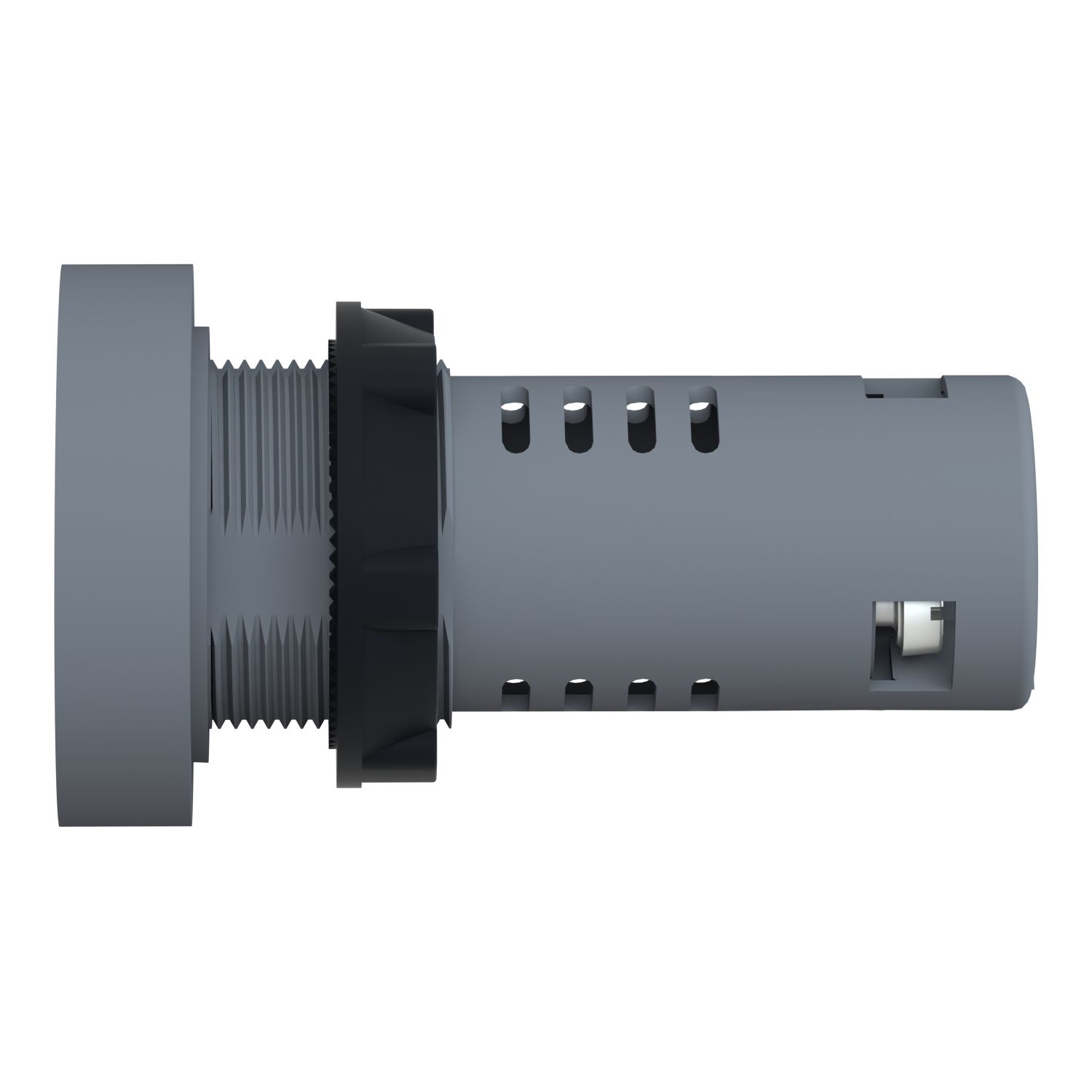 Picture of Monolithic pilot light, Easy Harmony XA2E, plastic, green red, 22mm, circuit breaker indicator, screw clamp terminals, 380 to 400V AC