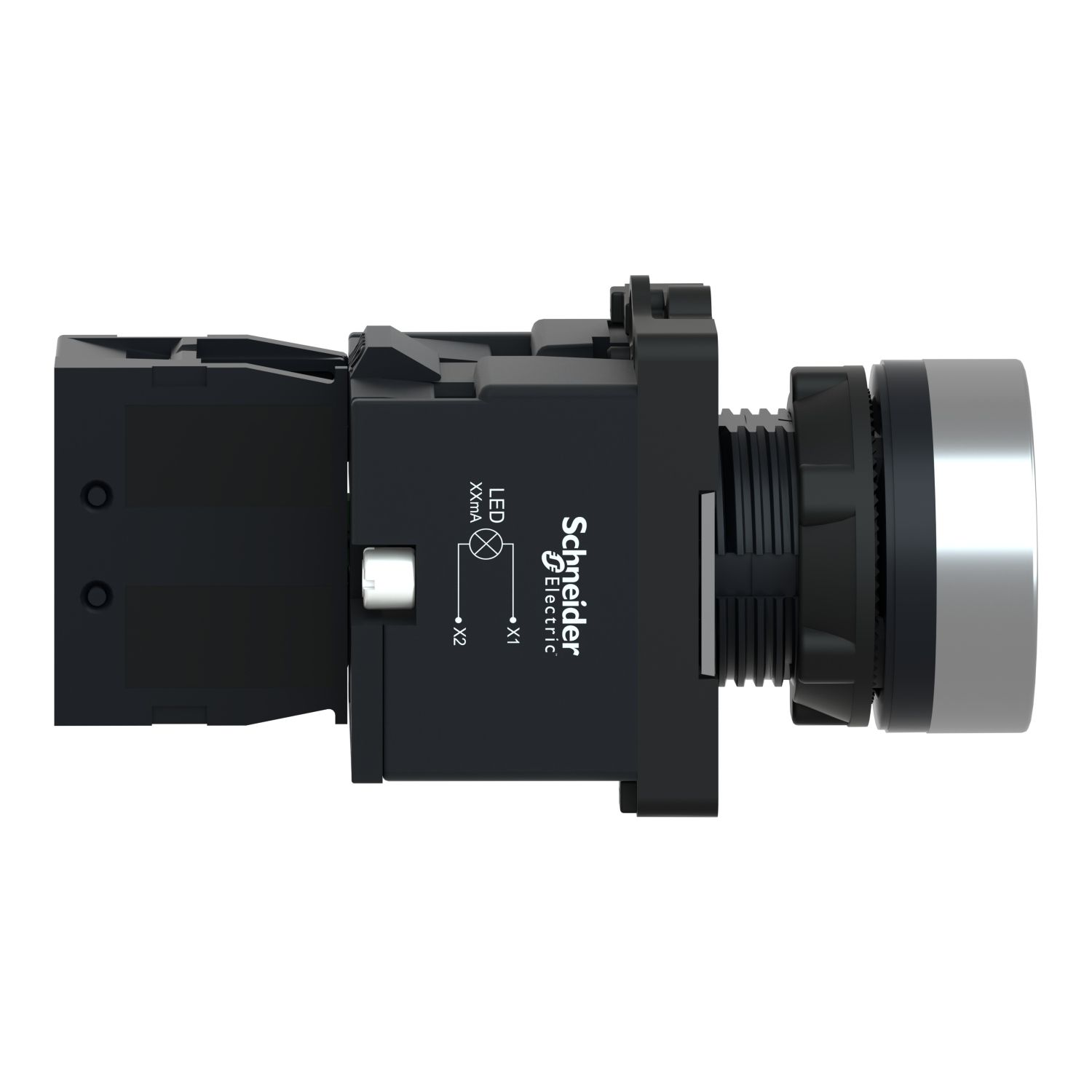 Picture of Comp ill PB plast green flush 24V 1NO