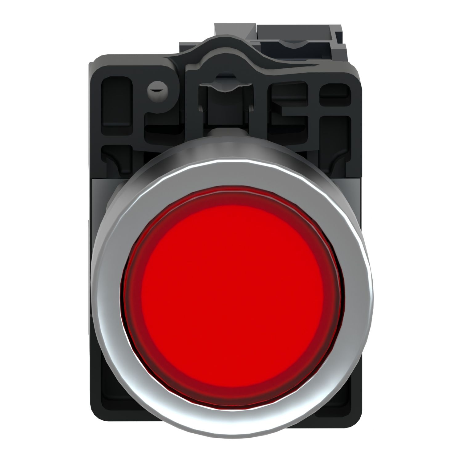 Picture of Comp ill PB plast red flush 220V 1NO