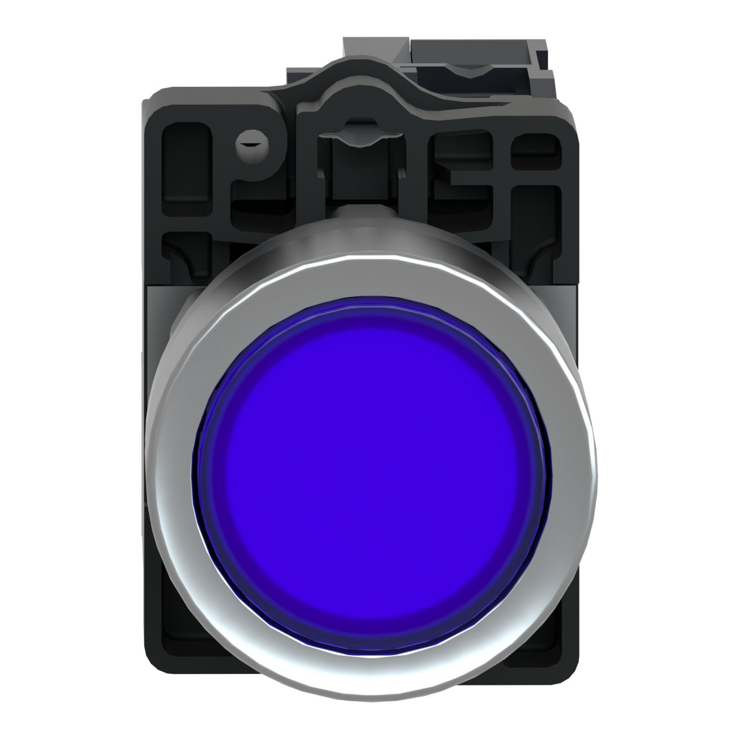 Picture of Comp Ill PB plast blue flush 24V 1NO