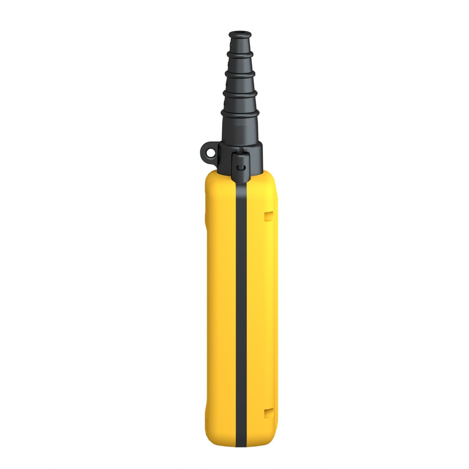 Picture of Empty pendant control station, Harmony XAC, plastic, yellow, 5 cut outs